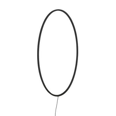 Ellisse LED Lampe / Ring zum Aufhängen oder Hinstellen - Nemo schwarz en metall