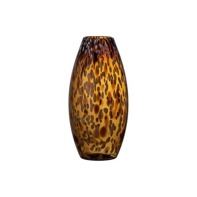 Daraz Vase / Ø 17 x H 32 cm - Mundgeblasenes Glas - Bloomingville braun en glas