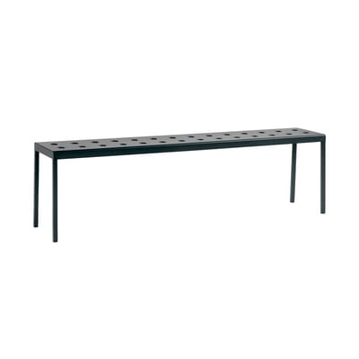 Balcony Bank / L 165 cm - Stahl - Hay schwarz en metall