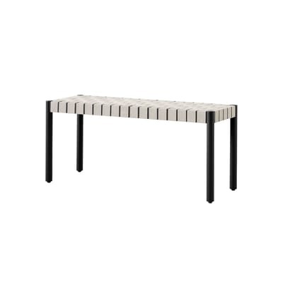 Betty TK4 Bank / L 105 cm - Leinengurte - &tradition schwarz en textil/holz