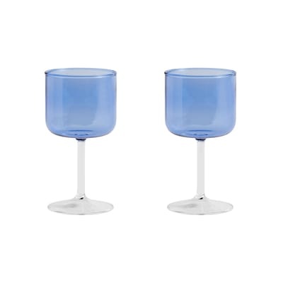 Tint Weinglas / 2er-Set - Hay blau en glas
