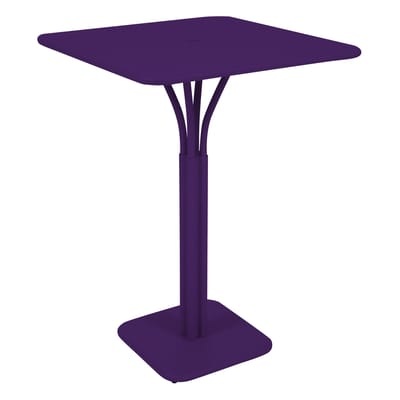 Luxembourg Stehtisch 80 x 80 x H 105 cm - Fermob violett en metall