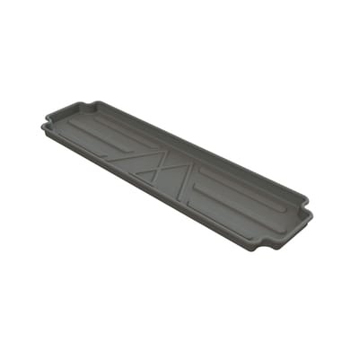 Wasserauffangschale Greens plastikmaterial grau / Tablett L 95 cm - für Blumenkästen ?Greens? - Maiori grau en plastikmaterial