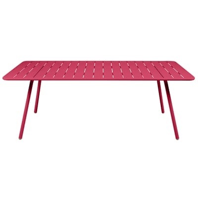 Luxembourg rechteckiger Tisch / für 8 Personen - 207 x 100 cm - Fermob rosa en metall