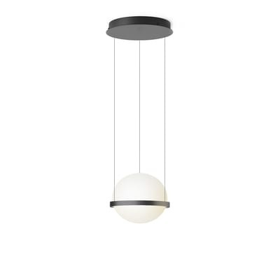 Palma Pendelleuchte / vertikal - Vibia grau en metall/glas