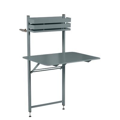 Balcon Bistro Klapptisch / Klappbar - 77 x 64 cm - Fermob grau en metall
