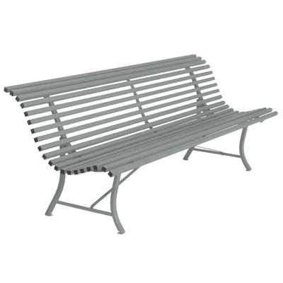 Louisiane Bank mit Rückenlehne / L 200 cm - Metall - Fermob en
