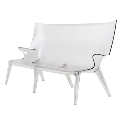 Kartell - Sofa Uncle Jack Transparent 190 x 85 x 98 cm - 06400b4