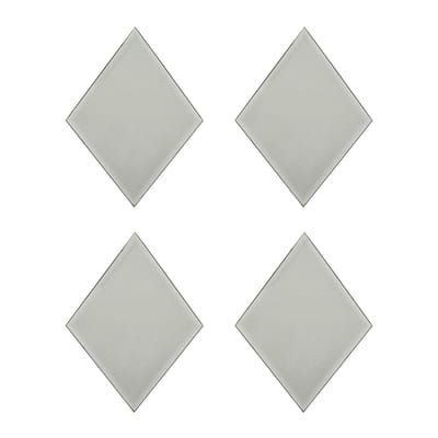 House Doctor-Diamond Spiegel Dekoration 4-Pack, Grau