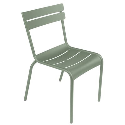 Luxembourg Stapelbarer Stuhl / Aluminium - Fermob rot en metall