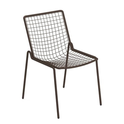Rio R50 Stapelbarer Stuhl / Metall - Emu braun/metall en metall