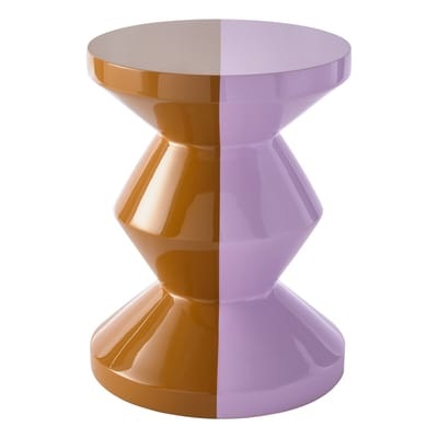 Zig Zag by Carice van Houten Hocker / Limitierte Ausgabe - Kunststoff lackiert - Pols Potten violett en plastikmaterial