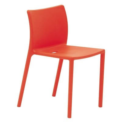 Air-chair Stapelbarer Stuhl - Magis orange en plastikmaterial