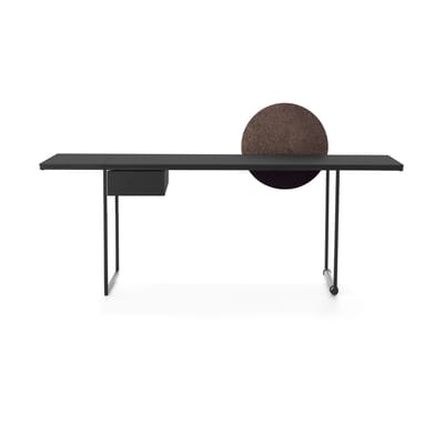 Wandtafel Kork / Pinnwand - Ø 58 cm / Für Macis-Schreibtisch - Opinion Ciatti braun en kork