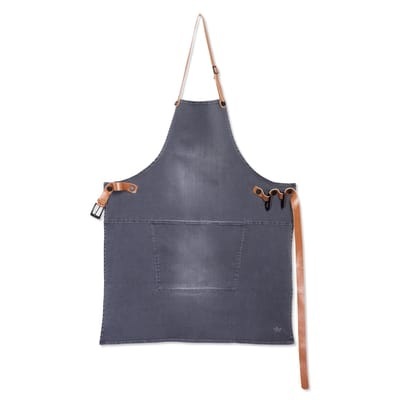 Küchenschürze Grillen / Denim - Dutchdeluxes grau en textil