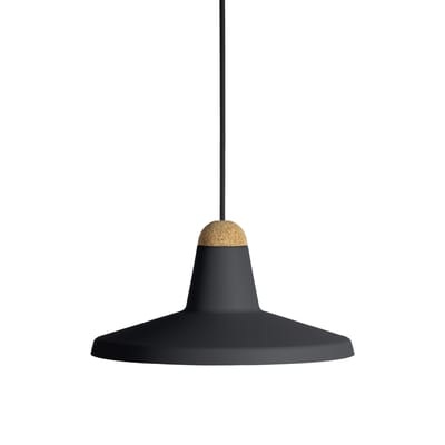 Tao Pendelleuchte / Ø 30 cm - Metall & Kork - EASY LIGHT by Carpyen  grau en metall