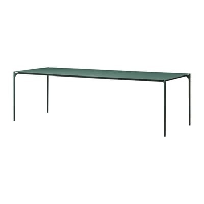 Novo rechteckiger Tisch / 240 x 90 cm - Metall - AYTM grün en metall