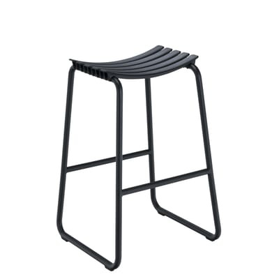 Clips Barhocker / H 80 cm - Houe schwarz en plastikmaterial
