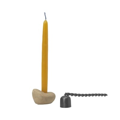 Geschenkbox Libre keramik bunt / Set mit Kerzenhalter + 4 Kerzen + Kerzenlöscher - Ferm Living bunt en keramik