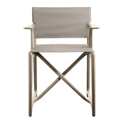 Stanley Klappsessel von Philippe Starck / Stoffbezug - Magis beige en plastikmaterial/textil