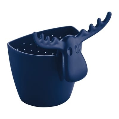 Teesieb Rudolf plastikmaterial blau - Koziol blau en plastikmaterial