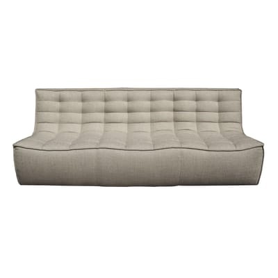 Sofa N701 textil beige / 3-Sitzer - l 210 cm / Stoff - Ethnicraft beige en textil