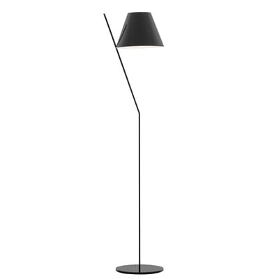 La Petite Stehleuchte / H 160 cm - Artemide schwarz en metall/plastikmaterial