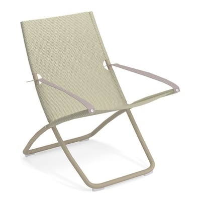 Snooze Liege / Zusammenklappbar - 2 Positionen - Emu beige en textil