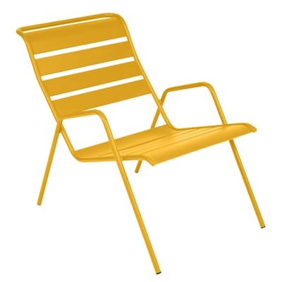 Lounge Sessel Monceau metall gelb / Stapelbar - Fermob en