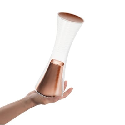Come Together Lampe ohne Kabel / LED - Artemide transparent/kupfer/metall en plastikmaterial