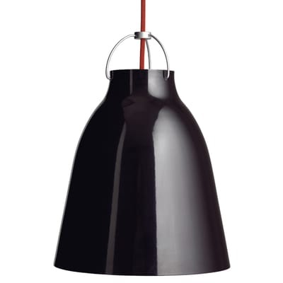 Hansen Caravaggio High Gloss Pendelleuchte P1 schwarz-rot