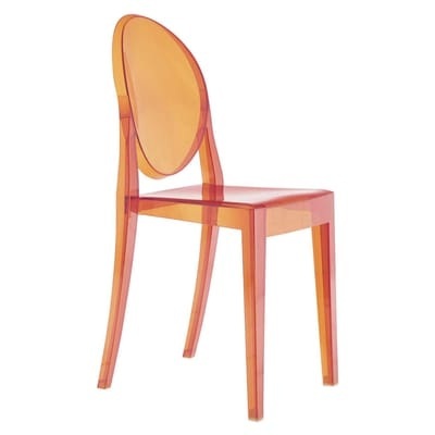 KARTELL - Stuhl VICTORIA-GHOST - Kunststoff - E / orange - 38/49/91 cm