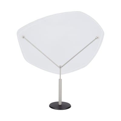 Abelio Séparateur de table autoportant / Sur pied - Plexiglass / H 150 x L140 cm - Fermob grau en plastikmaterial