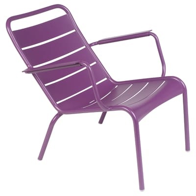 Luxembourg Lounge Sessel - Fermob violett en metall
