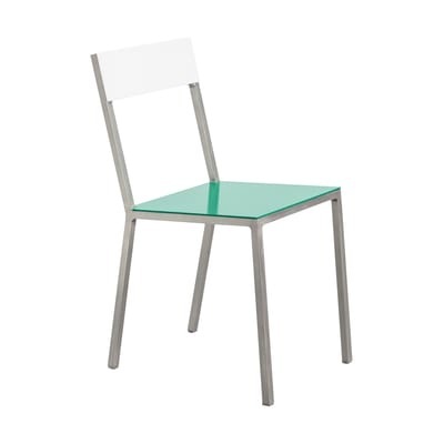 Alu Stuhl - valerie objects weiß/grün en metall