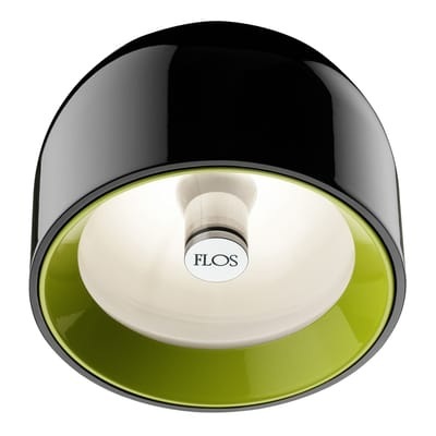 Flos - Wand- Deckenleuchte WAN - Metall - schwarz - 8.9 cm