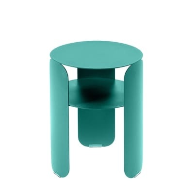 Beistelltisch Bebop metall blau / Ø 35 x H 45 cm - Fermob blau en metall