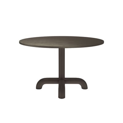 Unify Runder Tisch / Ø 120 cm - Eiche - Petite Friture grau en holz