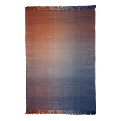 Shade palette 2 Teppich / 170 x 240 cm - Nanimarquina blau/orange en textil