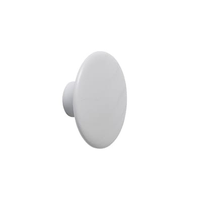 The Dots Wood Wandhaken / Größe XS - Ø 6,5 cm - Muuto grau en holz