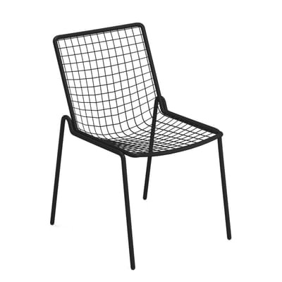 Rio R50 Stapelbarer Stuhl / Metall - Emu schwarz en metall