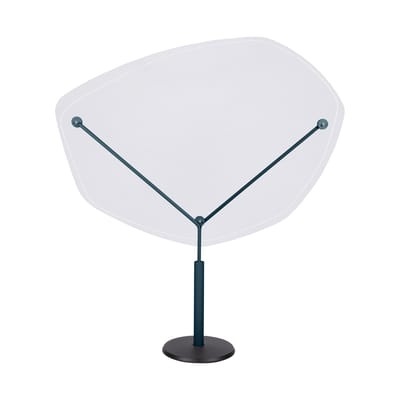 Abelio Séparateur de table autoportant / Sur pied - Plexiglass / H 150 x L140 cm - Fermob blau en plastikmaterial