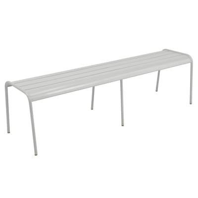 Monceau XL Bank / L 160 cm - 3- bis 4-Sitzer - Fermob grau/silber/metall en metall