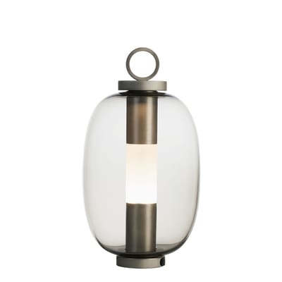 Lucerna LED Lampe ohne Kabel / Glas - Ethimo grau en glas