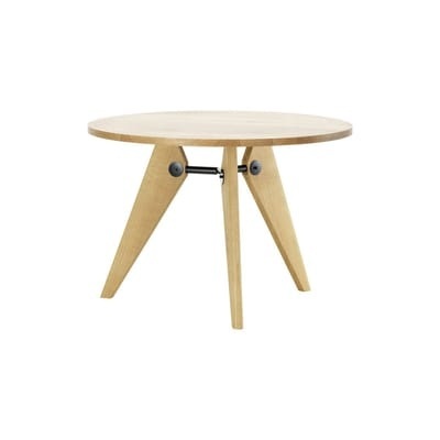 Guéridon Runder Tisch / Ø 105 x H 74 - By Jean Prouvé, 1949 - Vitra holz natur en holz
