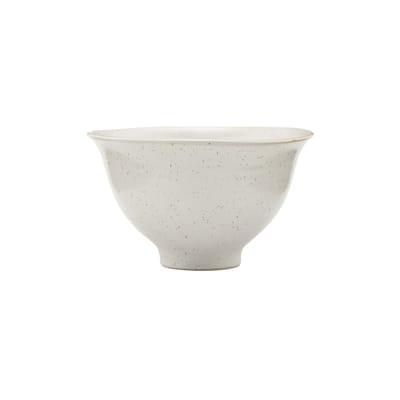 Pion Schale / Ø 14 x H 8 cm - Gesprenkeltes Porzellan - House Doctor weiß/grau en keramik