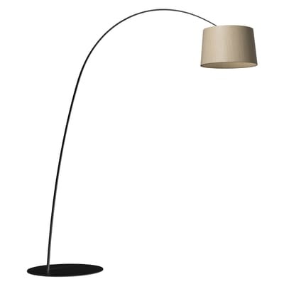 Twiggy Wood LED Stehleuchte / My Light - Bluetooth / H 195 bis 215 cm - Foscarini holz natur en holz