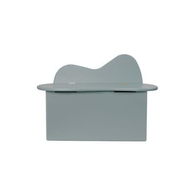 Bank Slope holz blau / L 75 x T 38 - Ferm Living en