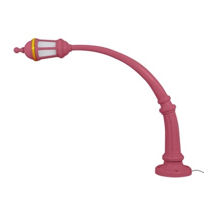 Street Lamp Outdoor Stehleuchte / Kunstharz - L 242 x H 190 cm - Seletti rosa en plastikmaterial