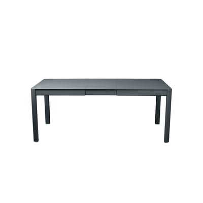 Ribambelle Small Ausziehtisch / L 149 bis 191 cm - für 6 bis 8 Personen - Fermob grau en metall